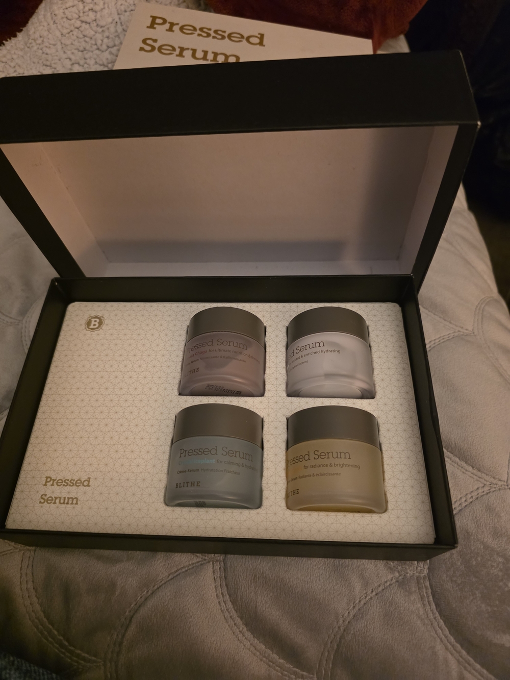 Blithe Serum 4-Piece Mini Set — Neutral Tone Serums/ BNIB